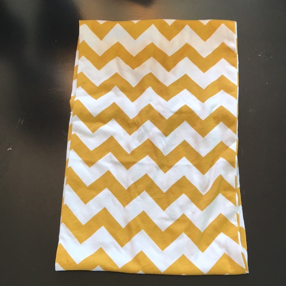 Gold and white Chevron infinity scarf. Saints, New Orleans, Mardi Gras, LSU, - Picture 3 of 7